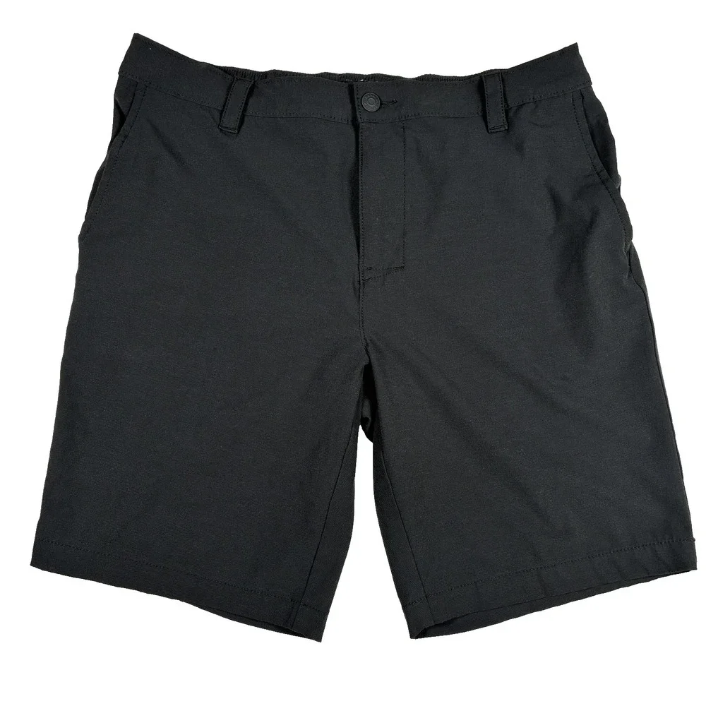 Banana Republic Mens 34 Black Performance Tech Shorts Hiking Golf Gorpcore READ